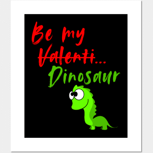 Valentines Day Dinosaur Posters and Art